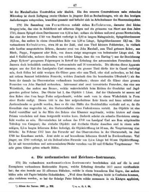 e. Die mathematischen und Zeichnen-Instrumente.