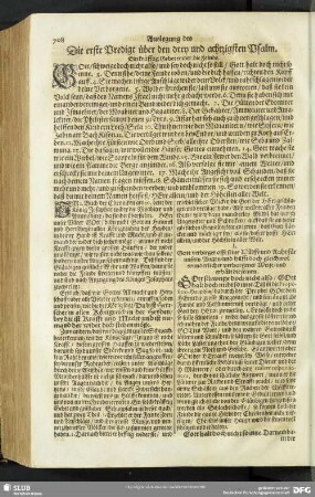 Auslegung des drey und achtzigsten Psalms