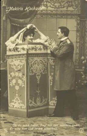 „Nakiris Hochzeit“ - Ob du mich liebst, frag' ich den muntern Quell, [...]