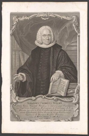 Porträt Johann Friedrich Burg (1689-1766)