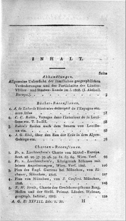 Carte von der Insel Elba / entworfen von I. B. Poirson. A. Cancrin sc. de Nbg. - [Ca. 1:85.000]. - Weimar : Verlag des Geogr. Instituts, 1809. - 1 Kt. : Kupferst. ; 22 x 16 cm Maßstab in graph. Form (Französische Lieues, Florentiner Meilen). - Nullmeridian: Paris. - Mit Bergstrichen