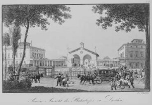 Der ehemalige Leipziger Bahnhof in Dresden-Neustadt in der 1. Hälfte des 19. Jahrhunderts : Dresden-Neustadt, Leipziger Bahnhof