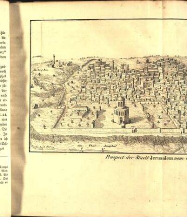 Tab. V. Prospect der Stadt Jerusalem vom Oelberge.
