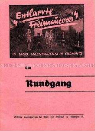 Nationalsozialistische Propagandaschrift gegen Freimaurerei und Judentum