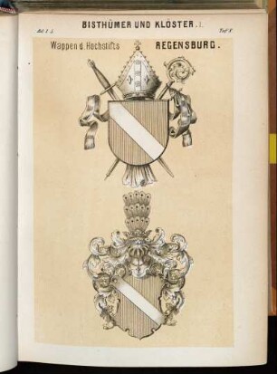 Taf. 8. Wappen d. Hochstifts Regensburg