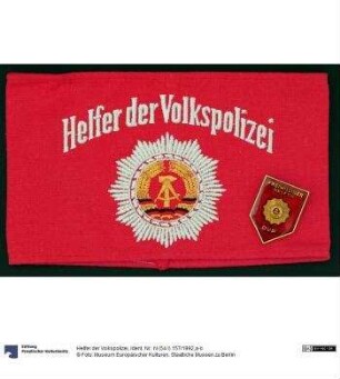 Helfer der Volkspolizei