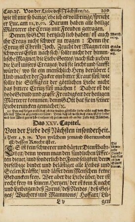 Cap. XXV. Von der Liebe deß Nächsten insonderheit