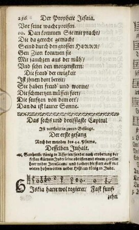 Das sechs und dreissigste Capitul. - Das vierzigste Capitul.