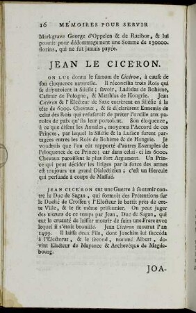 Jean Le Cicéron.