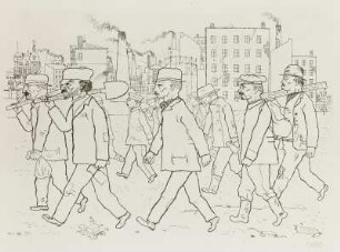 Lithographie aus dem Zyklus "Im Schatten"