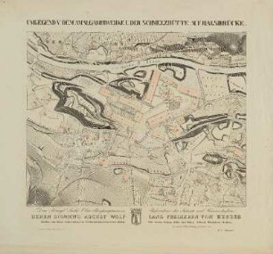 Umgegend V. Dem Amalgamirwerke U. Der Schmelzhütte Auf Halsbrücke