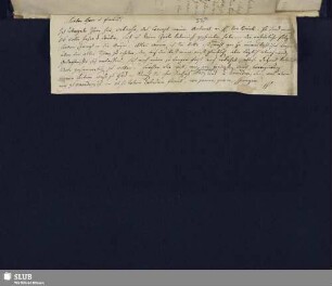 Bl. 52a. Zettel von Wieland, Christoph Martin an Böttiger, Carl August