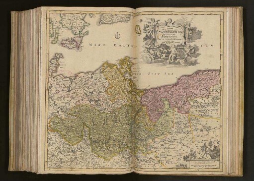 Tabula Marchionatus Brandenburgici Et Ducatus Pomeraniæ : quæ sunt Pars Septentrionalis Circuli Saxoniæ Superioris