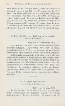 2d. Ausgrabungsbericht