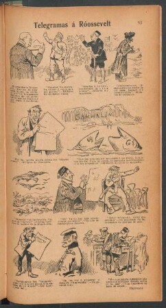 Telegramas á Róosevelt - [Cómic]