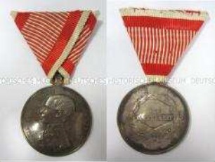 Ehren-Denkmünze für Tapferkeit 1. Klasse in Silber, 1. Modell, Kaisertum Österreich