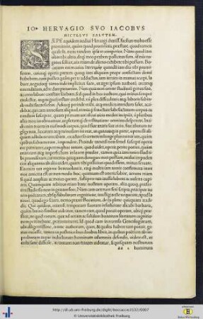 Epistola nuncupatoria.