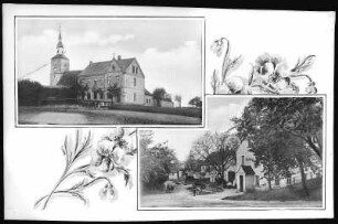 Hohenwußen. Kirche und Schule, Dorfstraße
