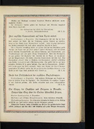 Zwei englische Kanonenboote auf dem Tigris erobert.