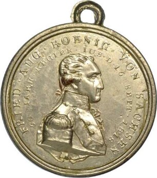 König Friedrich August I. - 50-jähriges Regierungsjubiläum