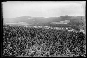 Schierke. Ortsansicht gegen Brocken