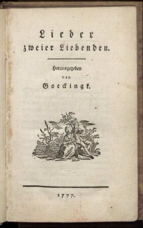 Lieder zweier Liebenden