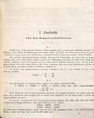 Elementare Darstellung einiger Lehren der neueren Geometrie, [1]