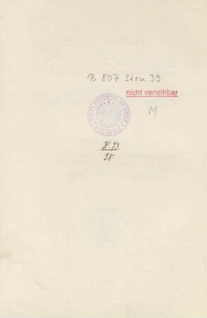 Kön. Pr. Ministerium des Innern. Bibliothek