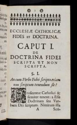 1-39, Caput I