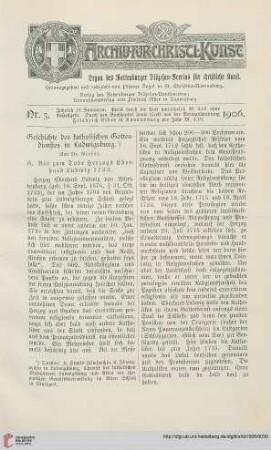 24: Geschichte des katholischen Gottesdienstes in Ludwigsburg, [1]