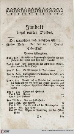 Innhalt dieses vierten Bandes