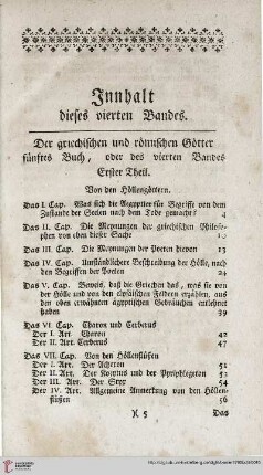 Innhalt dieses vierten Bandes