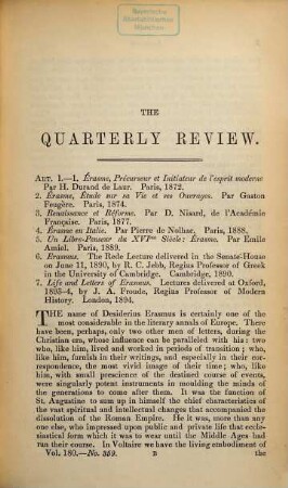 The quarterly review, 180 = No. 359 - 360. 1895