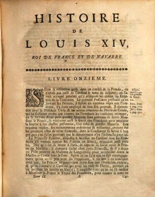 Histoire De La Vie Et Du Règne De Louis XIV, Roi de France [et] de Navarre. 2
