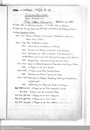 Biographie Victor Klemperer