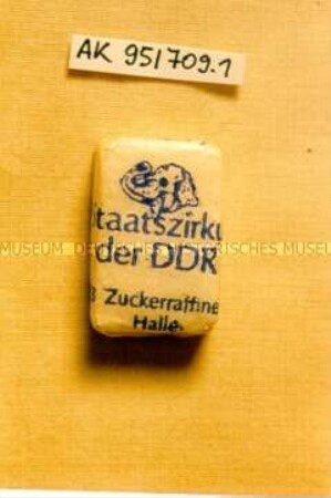 Würfelzucker "Staatszirkus der DDR"