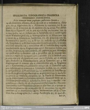 Sphalmata Typographica Crassiora Necessario Emendanda