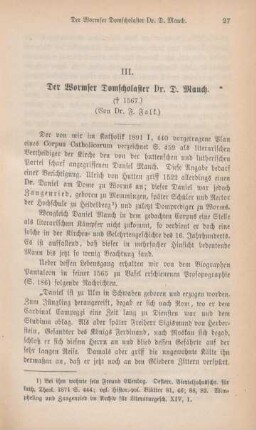 27-44 Der Wormser Domscholaster Dr. D. Mauch