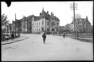Flöha. Postamt und Albertstraße