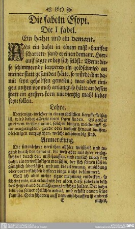 Die Fabeln Esopi