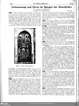 Zeitmessung und Uhren im Spiegel der Geschichte (Fortsetzung)
