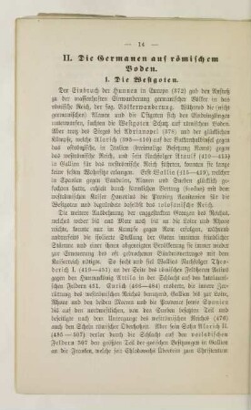 II. Die Germanen auf römischem Boden