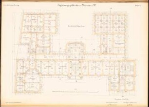 Regierungsgebäude, Münster: Grundriss EG 1:100