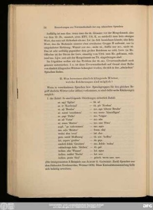 II. Was beweisen ähnlich klingende Wörter, welche Erklärungen sind möglich?