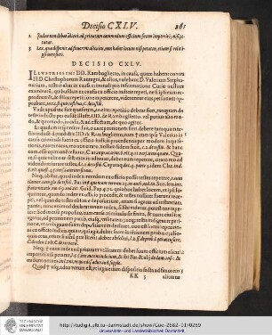 Decisio CXLV