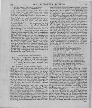 Friedländer, H.: Ansichten von Italien, während einer Reise in den Jahren 1815 und 1816. T. 1-2. Leipzig: Brockhaus 1819-1820