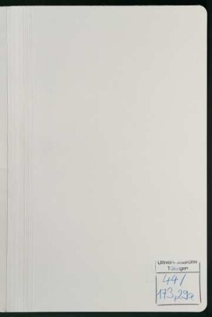 Friedrichs-Universität Ellwangen, Fasz. XXXIII: Aufnahmeprüfungen ins Priesterseminar
