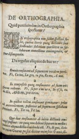 De Orthographia.