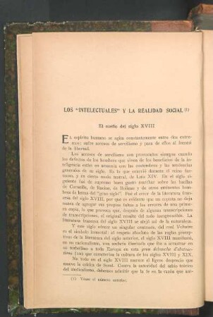 El sueño del siglo XVIII