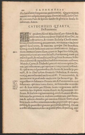 Catechesis Quarta, De Poenitentia.